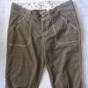 Anchor Blue Capri Pants (Junior's)